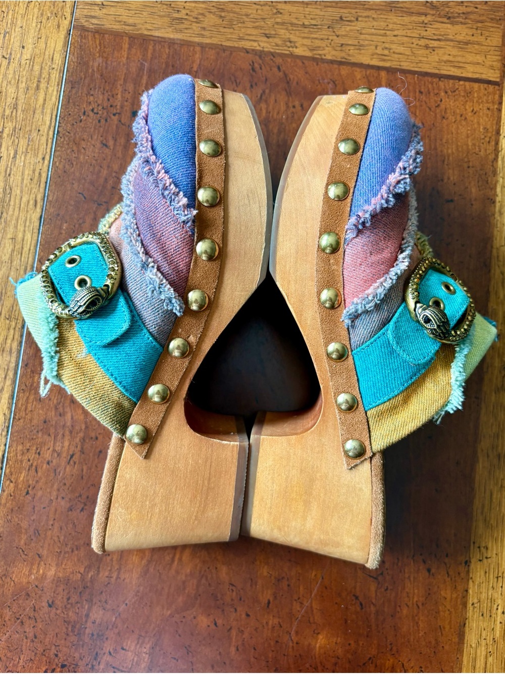 Kurt Geiger Rainbow Mayfair Clog Heels Size 6